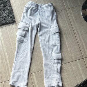 Women's Gray Cargo Joggers